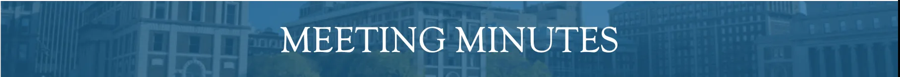 "MEETING MINUTES" blue image background